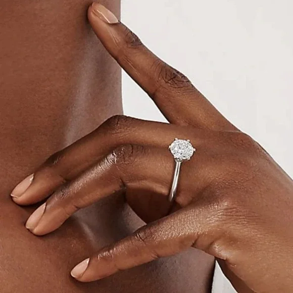 Tiffany Setting Engagement Ring - Picture 5 of 6